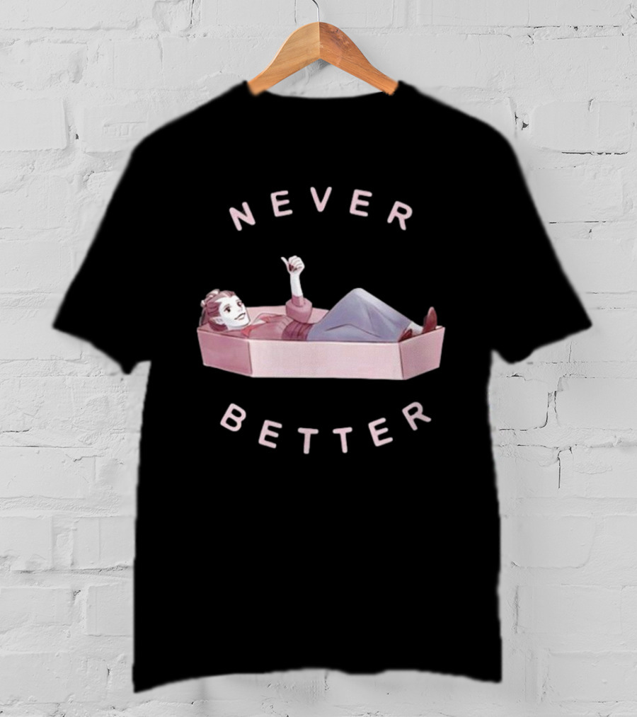 Critical Role Never Better Laudna In Coffin T-Shirt