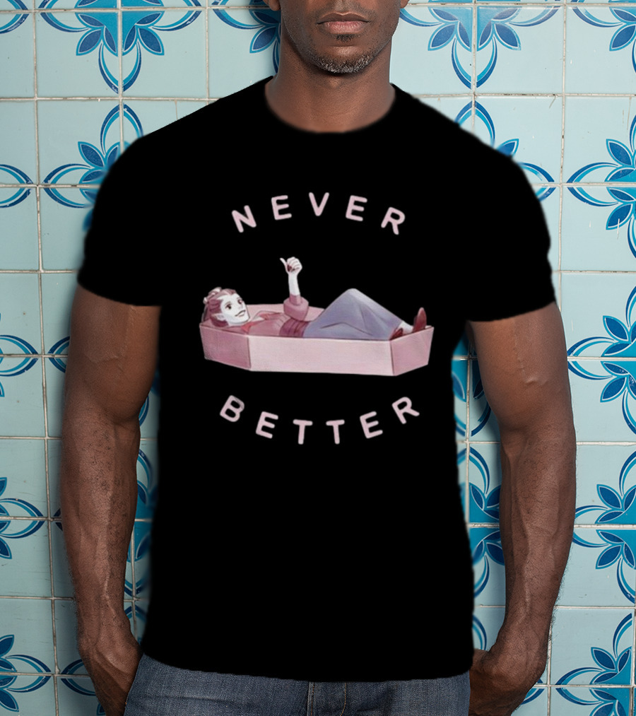 Critical Role Never Better Laudna In Coffin T-Shirt