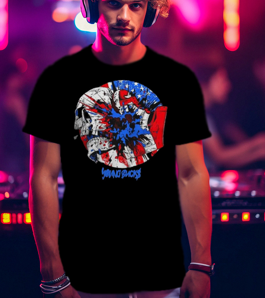 Young Bucks Kickstart Fireworks Explosion T-Shirt