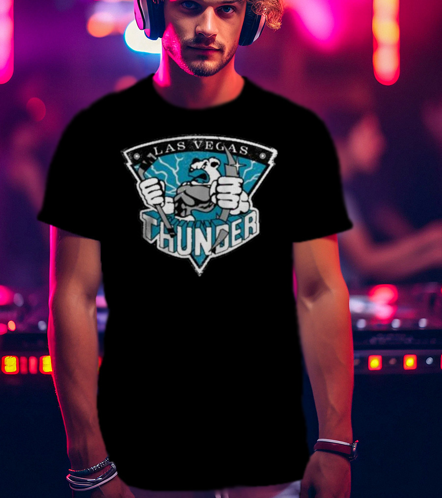 Las Vegas Thunder Hockey Polar Bear T-Shirt