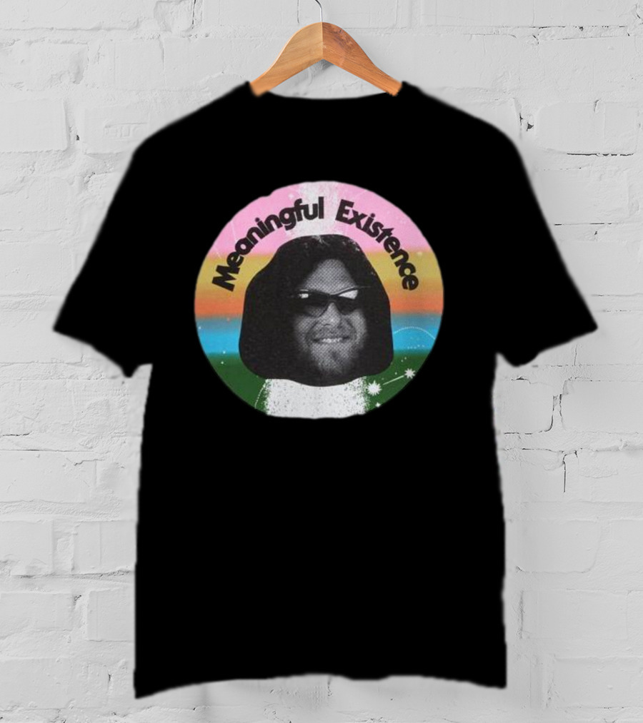 Meaningful Existence Rainbow Retro T-Shirt