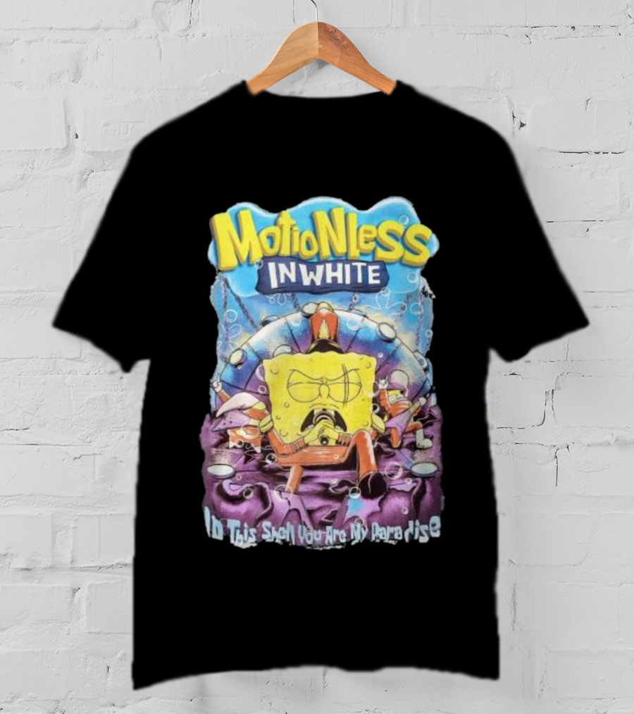 Motionless In White In This Shell You Are My Paradise Spongebob T-Shirt