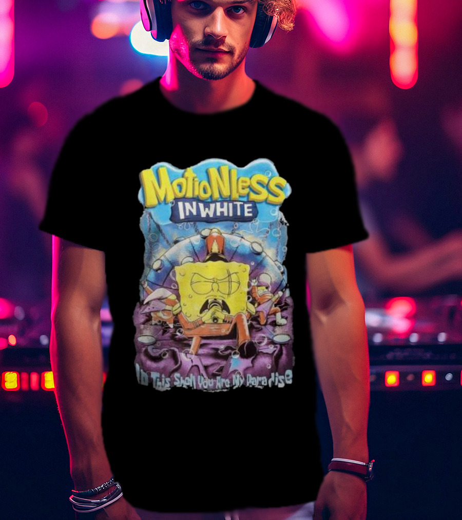 Motionless In White In This Shell You Are My Paradise Spongebob T-Shirt