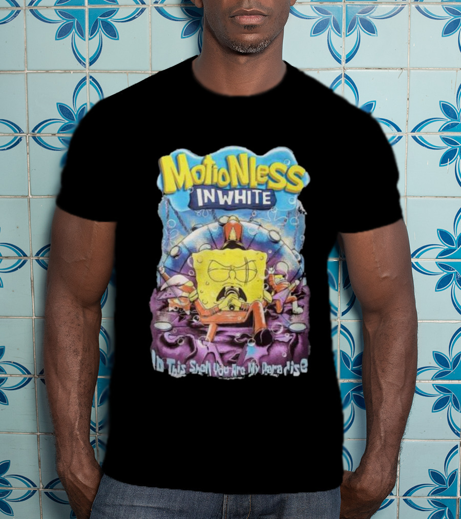 Motionless In White In This Shell You Are My Paradise Spongebob T-Shirt