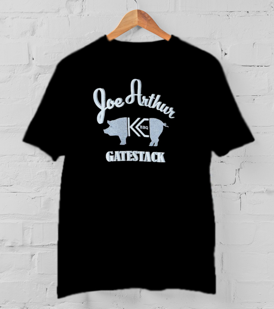 Joe Arthur KC BBQ Gatestack Pig T-Shirt