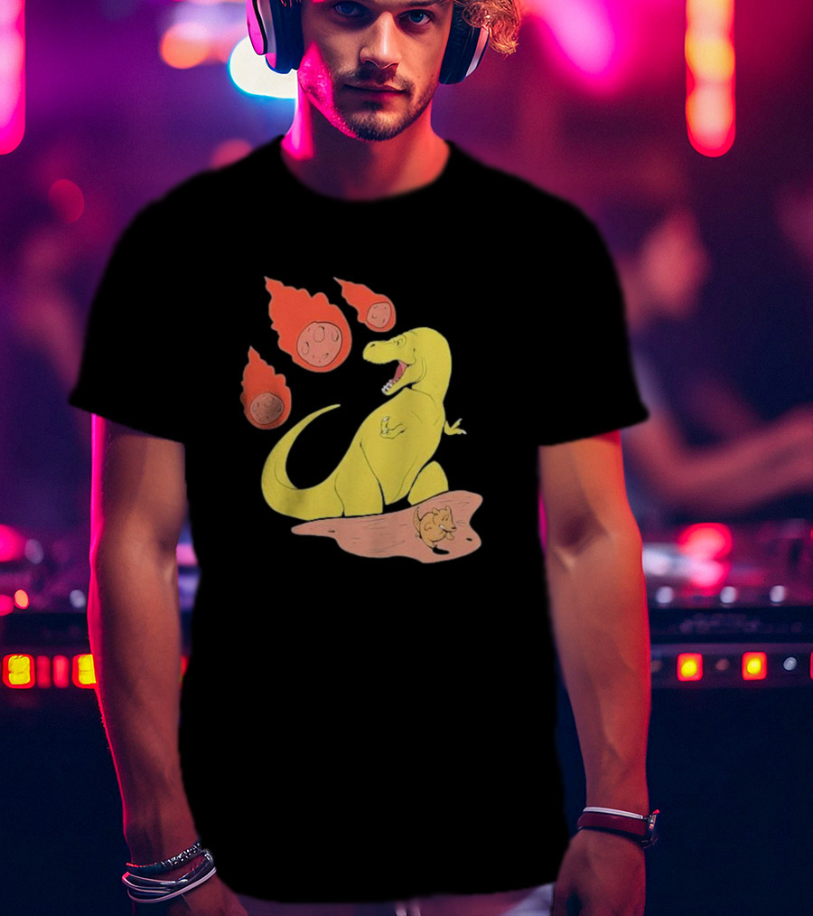SMBC Dinosaur And Meteor Save Yourself Mammal T-Shirt
