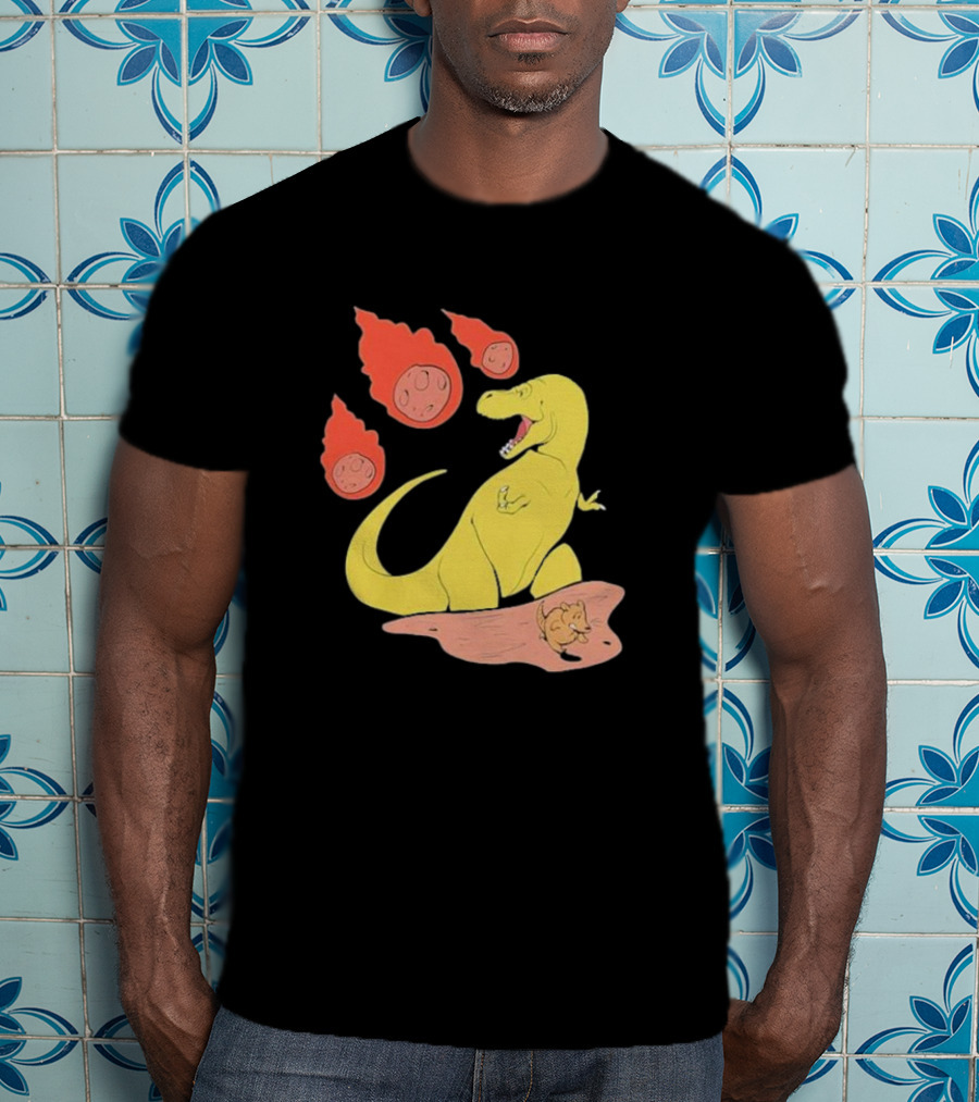 SMBC Dinosaur And Meteor Save Yourself Mammal T-Shirt
