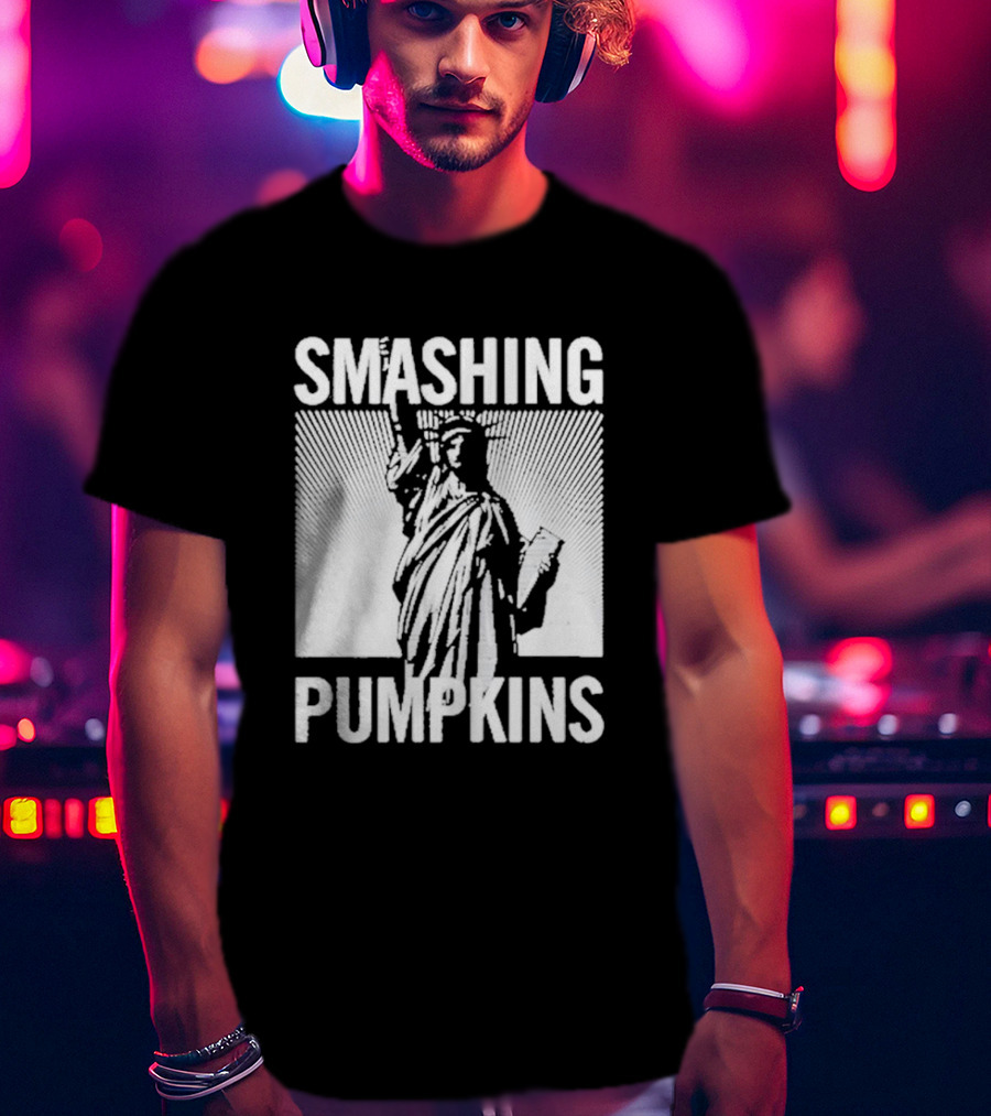 Smashing Pumpkins Statue Of Liberty Zeitgeist T-Shirt