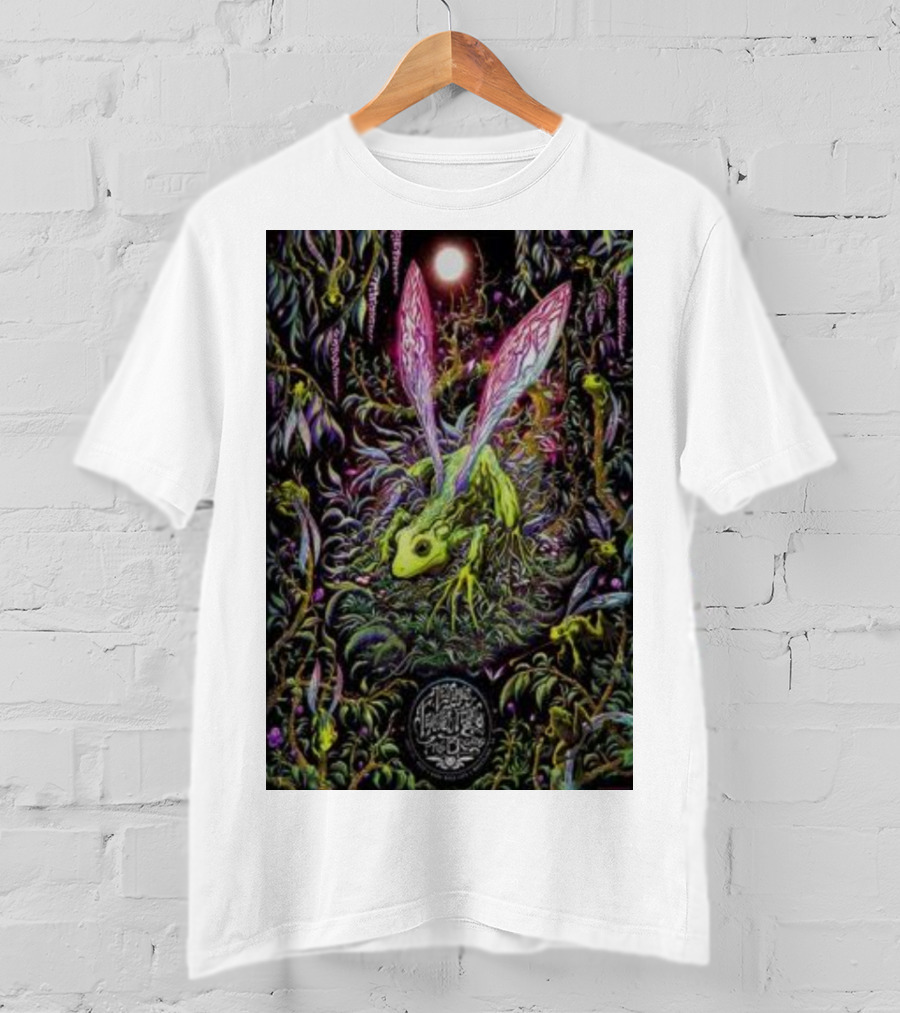 Les Claypool’s Fearless Flying Frog Brigade Psychedelic Creature Art Wheatland T-Shirt