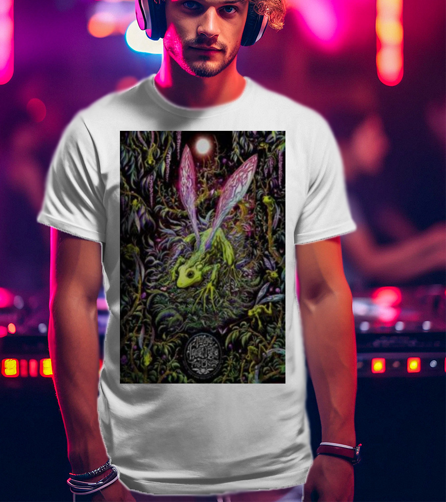 Les Claypool’s Fearless Flying Frog Brigade Psychedelic Creature Art Wheatland T-Shirt