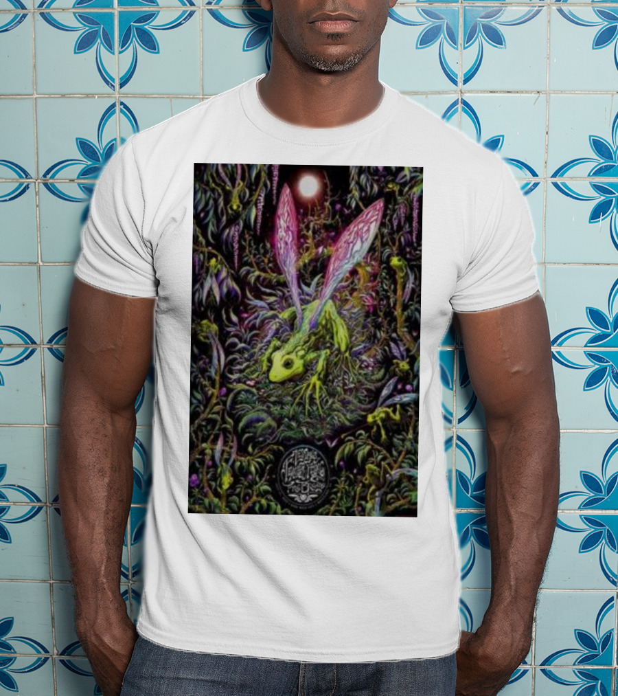 Les Claypool’s Fearless Flying Frog Brigade Psychedelic Creature Art Wheatland T-Shirt