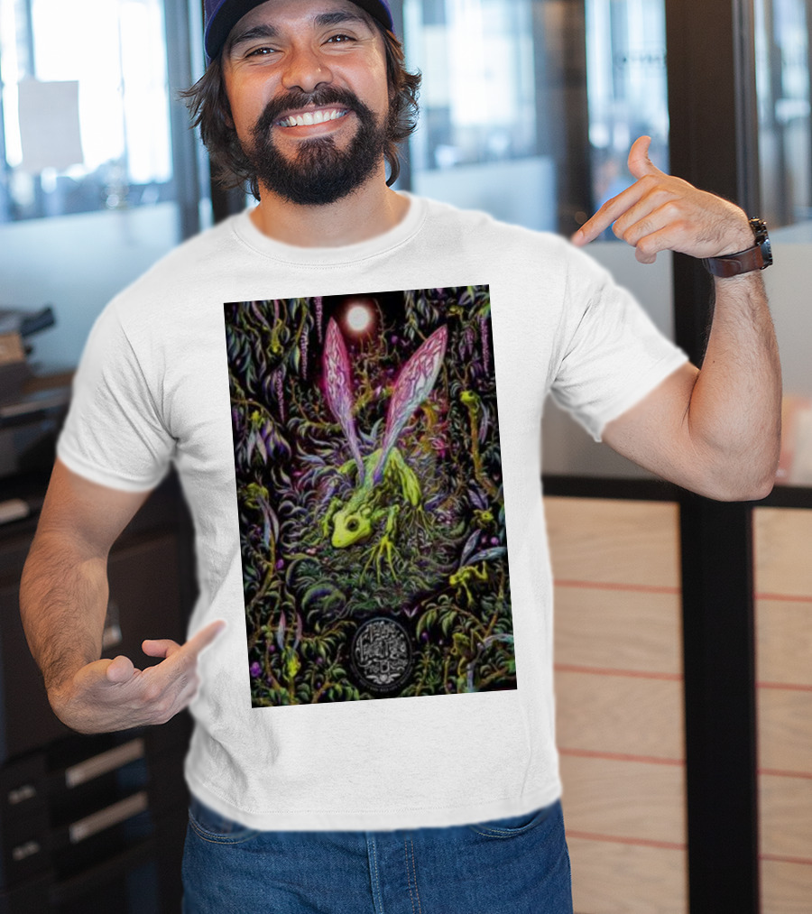 Les Claypool’s Fearless Flying Frog Brigade Psychedelic Creature Art Wheatland T-Shirt