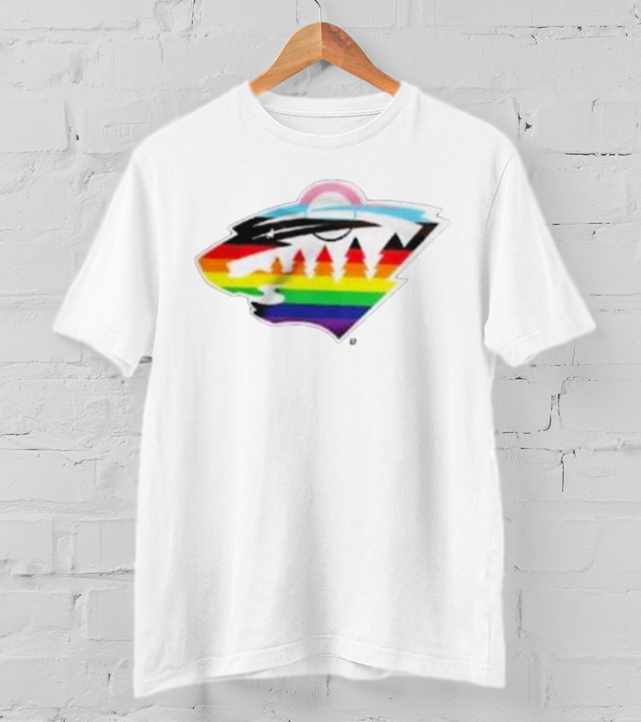 Minnesota Wild Rainbow Pride NHL T-Shirt