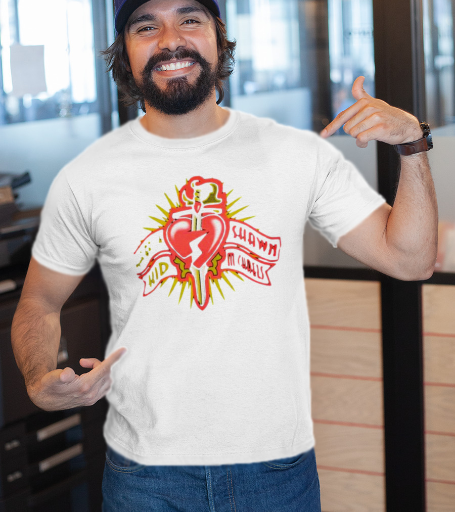 Shawn Michaels Heartbreak Kid Dagger Heart T-Shirt