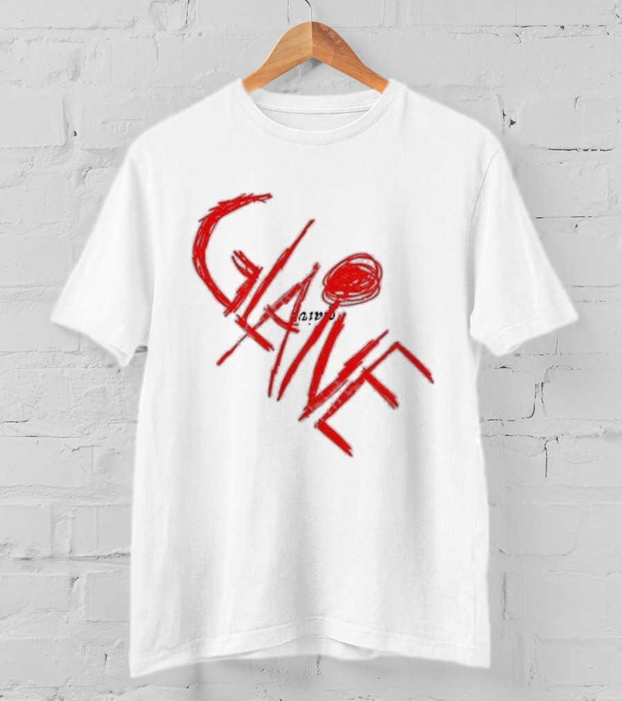 Glaive Red Brushstroke Burn Photo T-Shirt