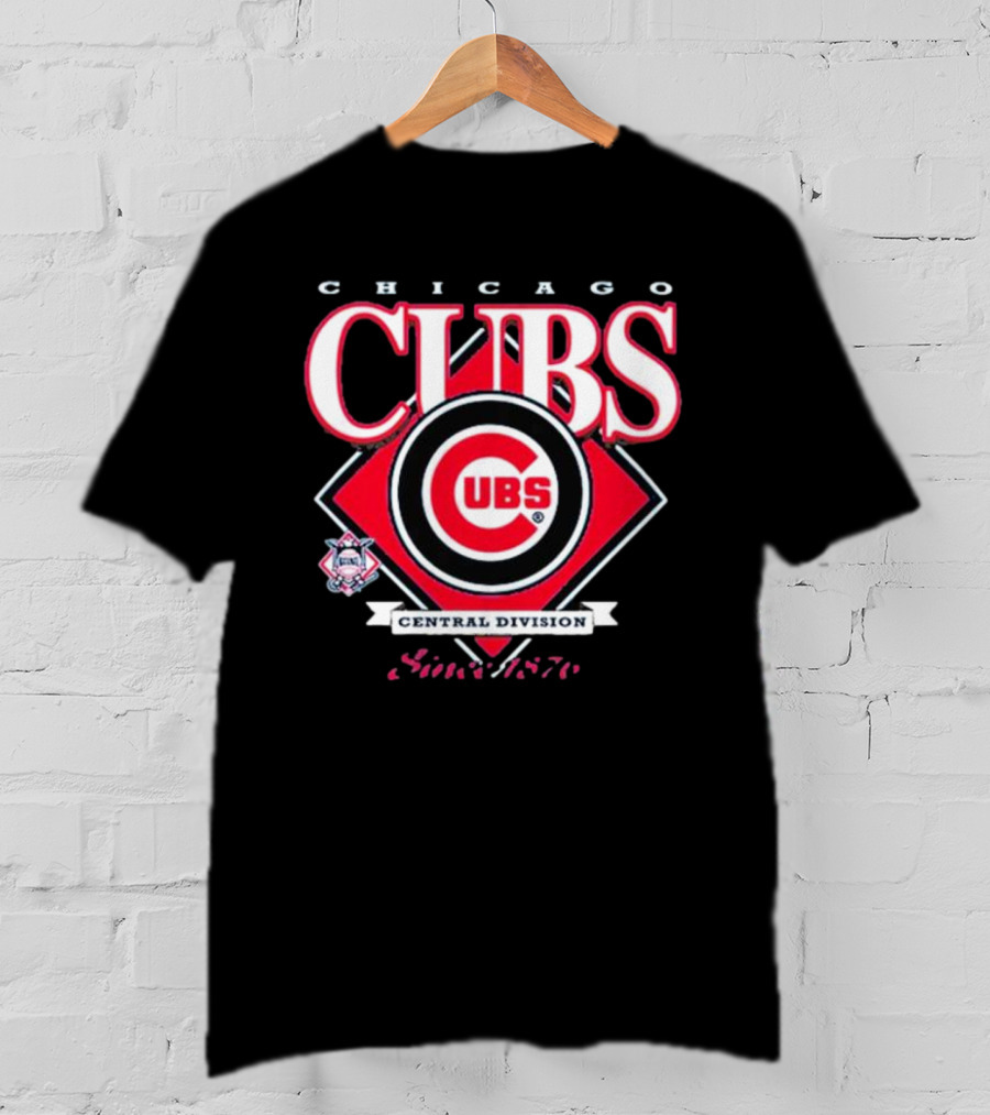 Chicago Cubs Central Division Since 1876 MLB New Era T-Shirt