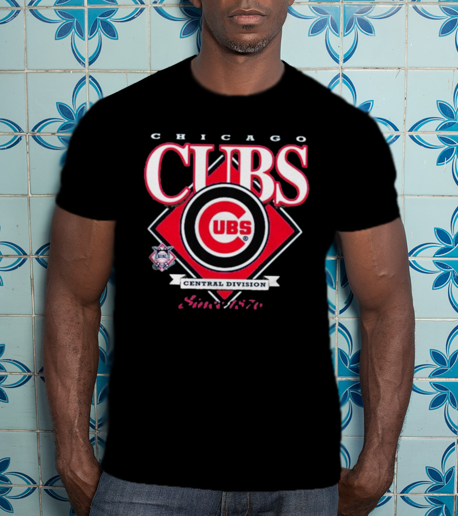 Chicago Cubs Central Division Since 1876 MLB New Era T-Shirt