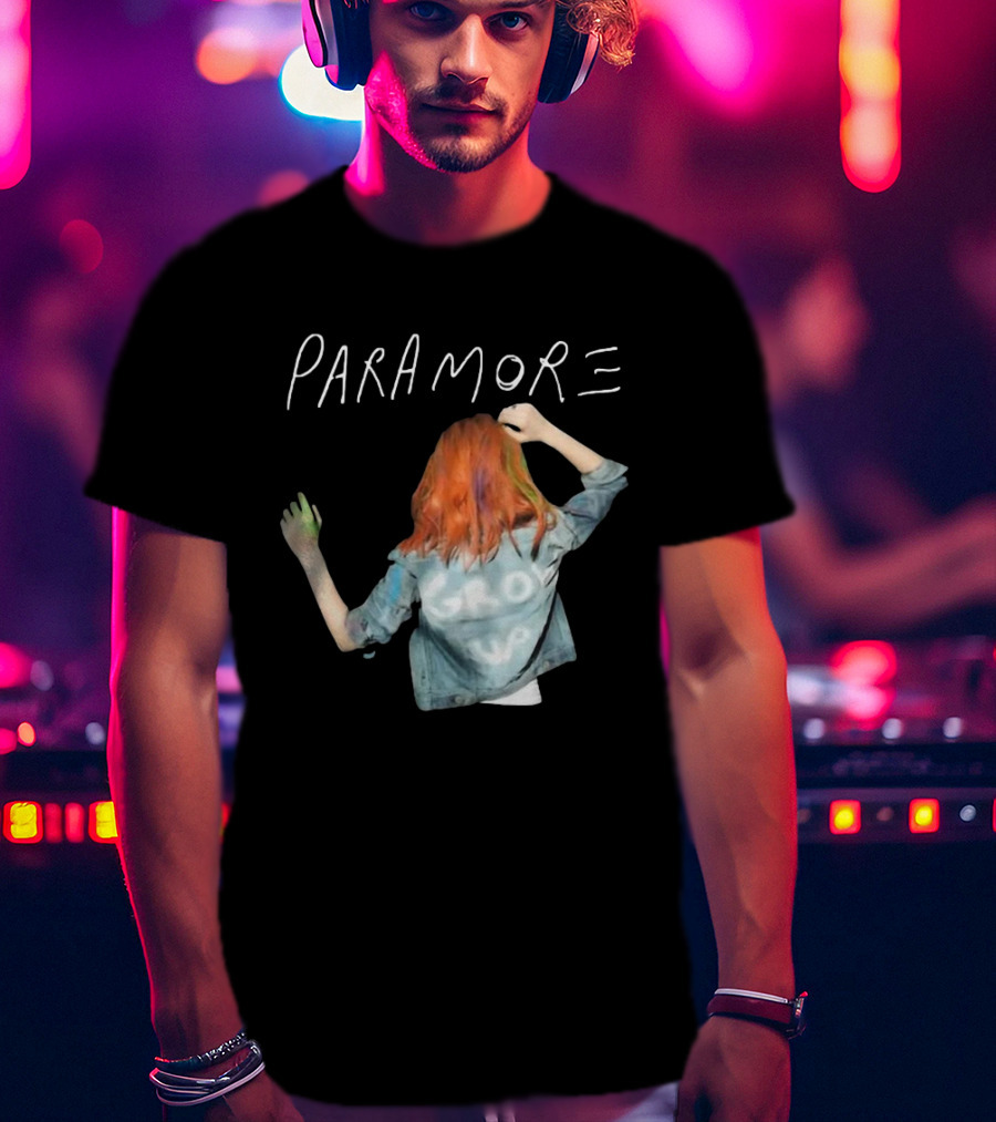Paramore Grow Up Denim Jacket Back T-Shirt
