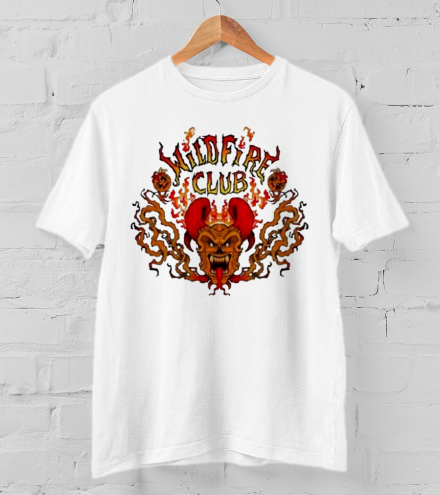 Wildfire Club Fiery Demon Emblem T-Shirt