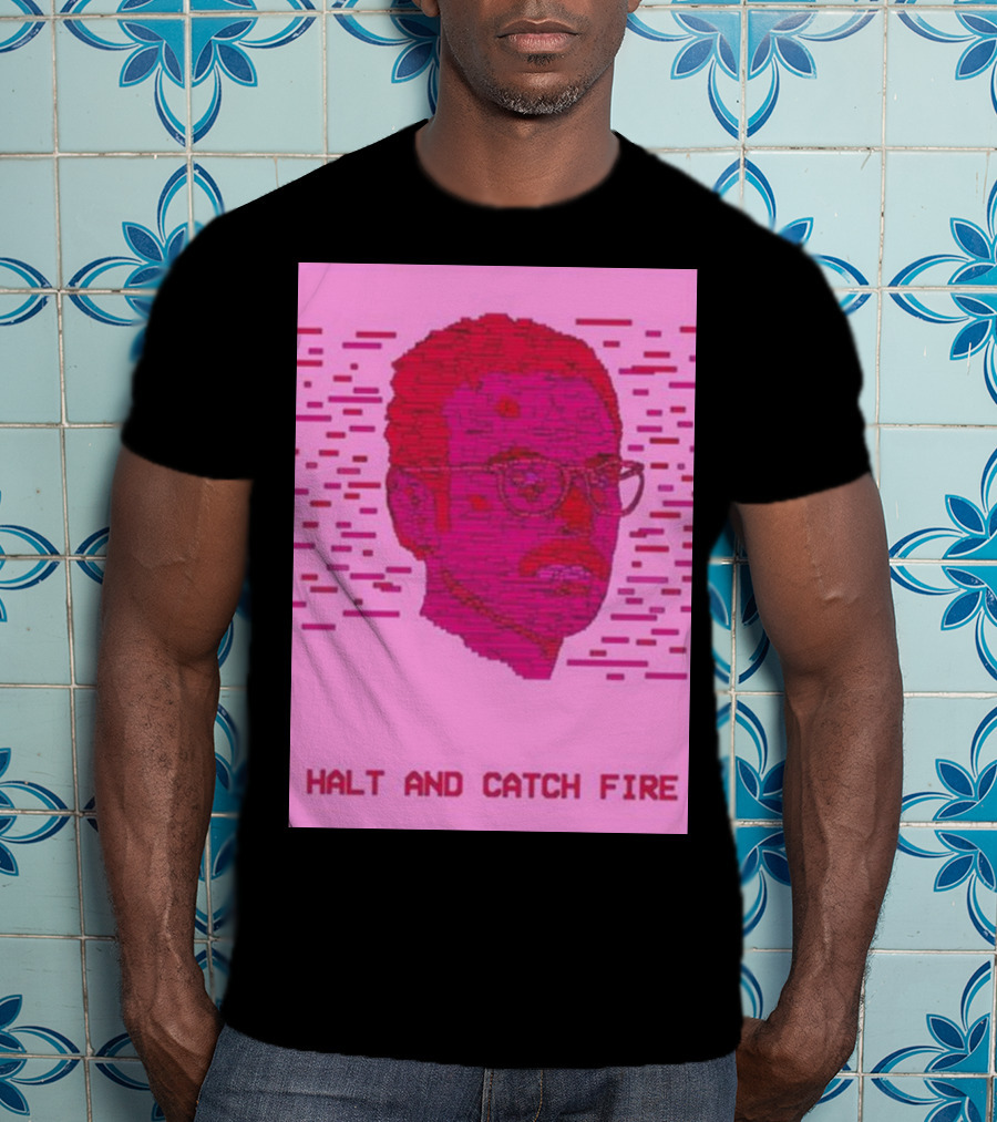 Halt And Catch Fire Retro Pixel T-Shirt