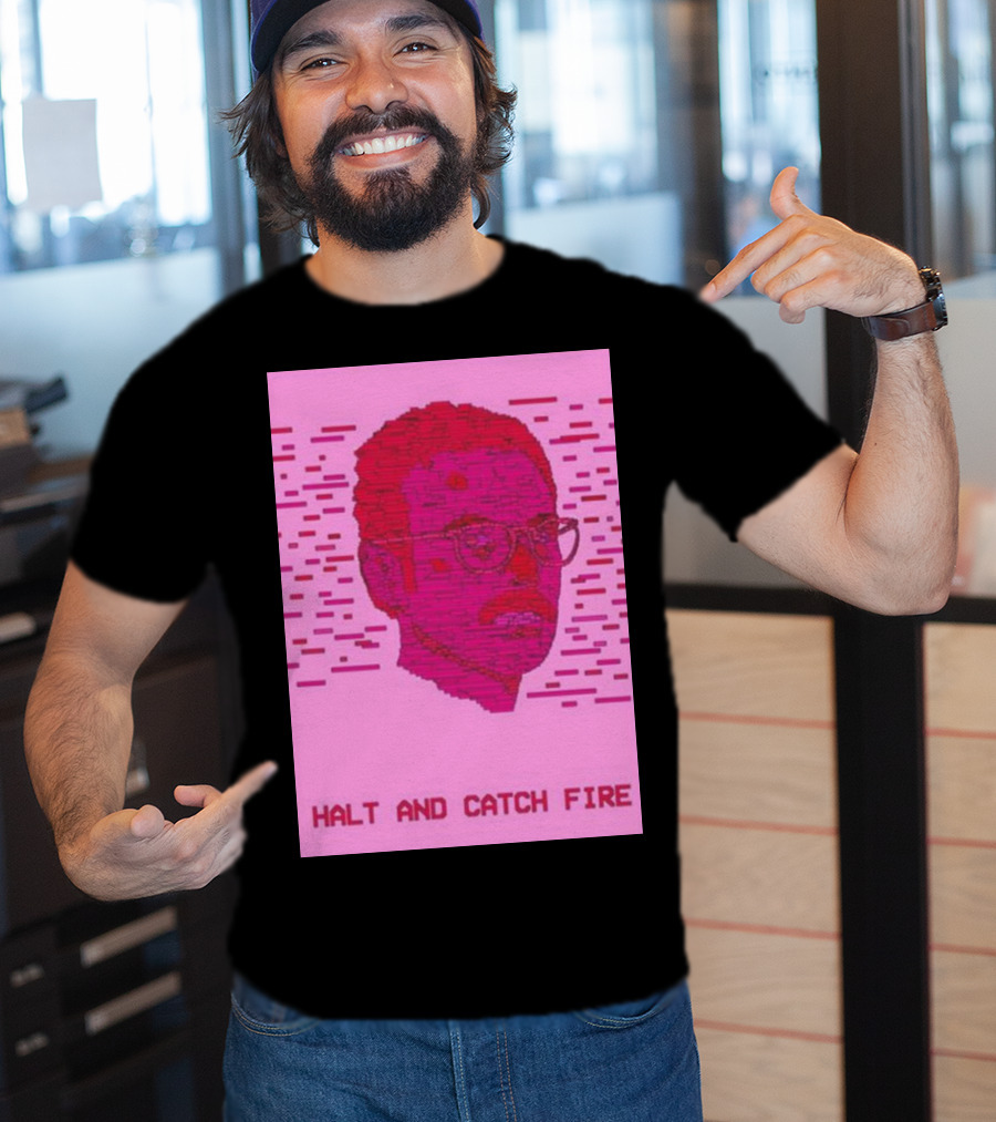 Halt And Catch Fire Retro Pixel T-Shirt