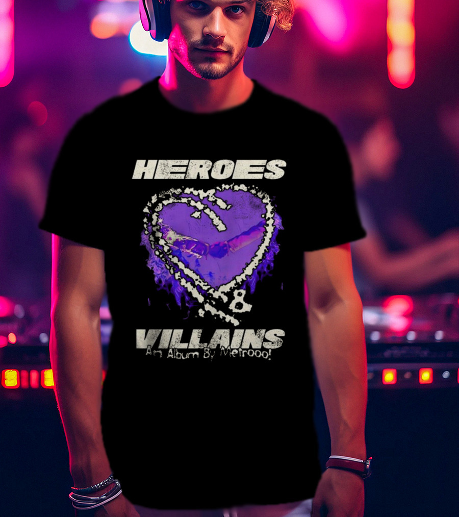 Heroes Villains An Album By Metrooooo  T-Shirt