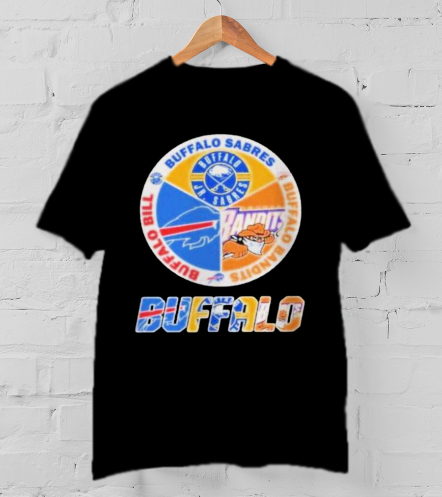 Buffalo Sabres Bandits Bills Team Sport Legend T-Shirt