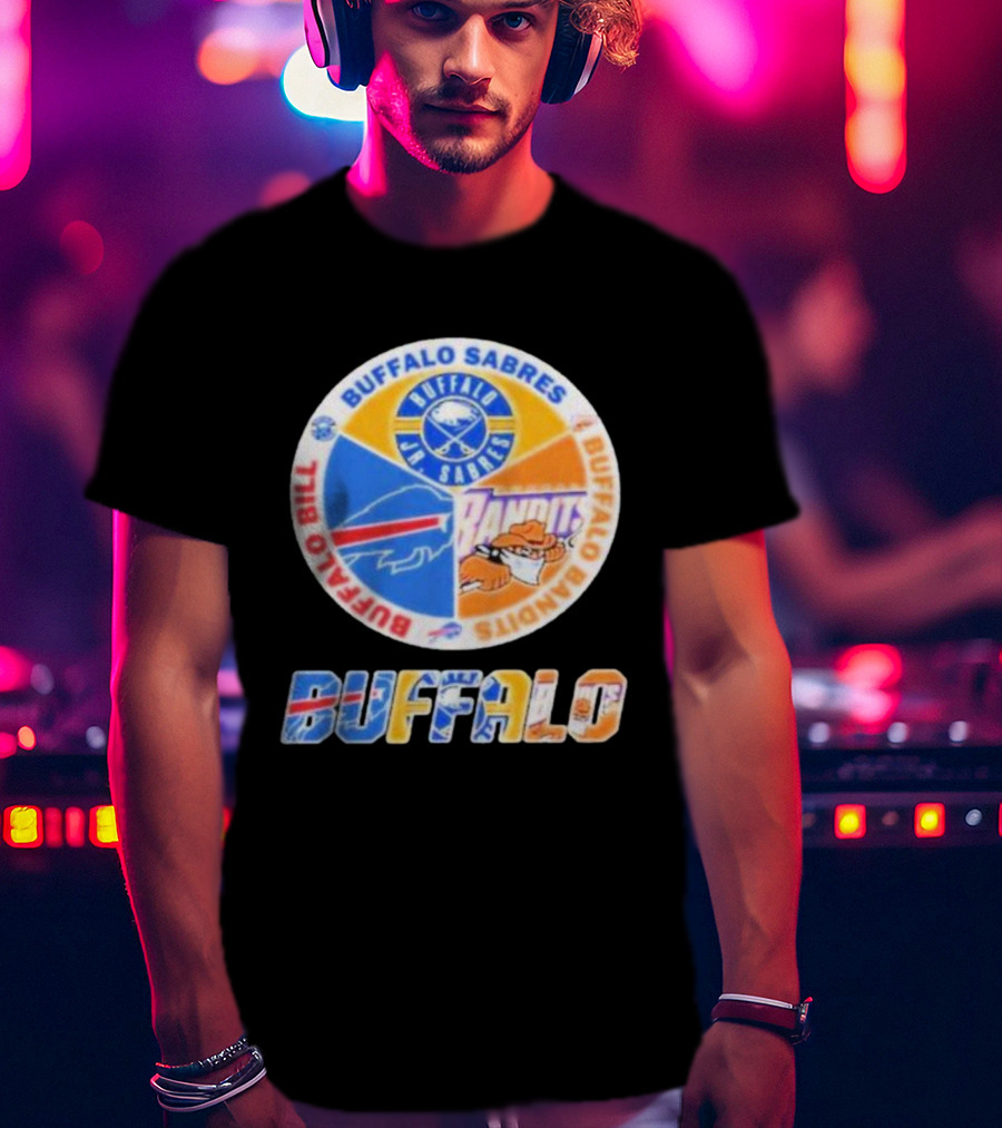 Buffalo Sabres Bandits Bills Team Sport Legend T-Shirt