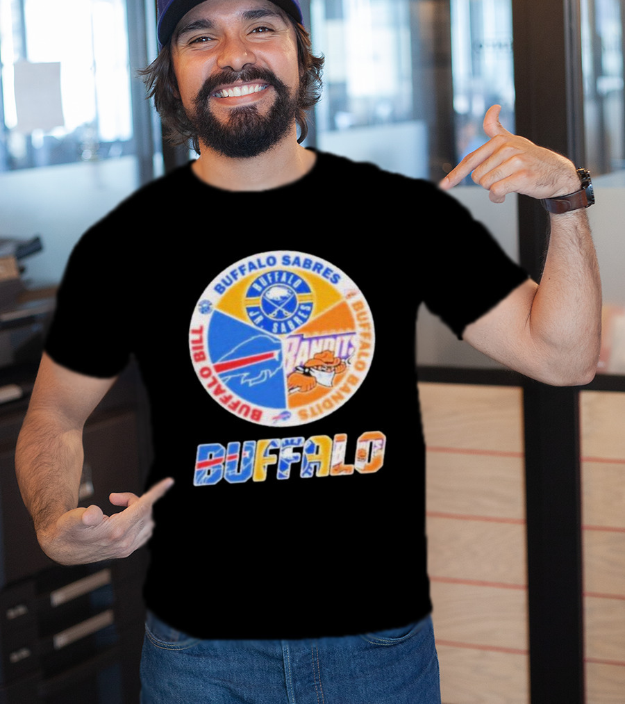 Buffalo Sabres Bandits Bills Team Sport Legend T-Shirt