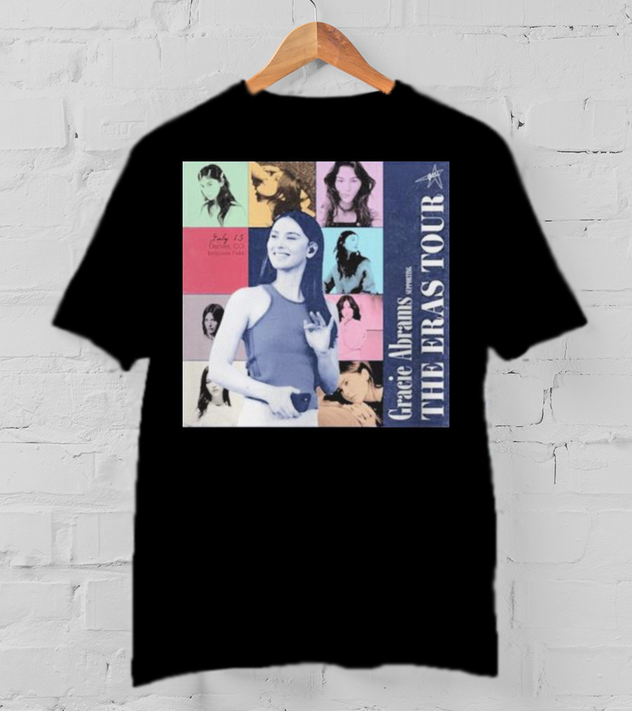 Gracie Abrams July 15 Chicago IL Supporting The Eras Tour T-Shirt