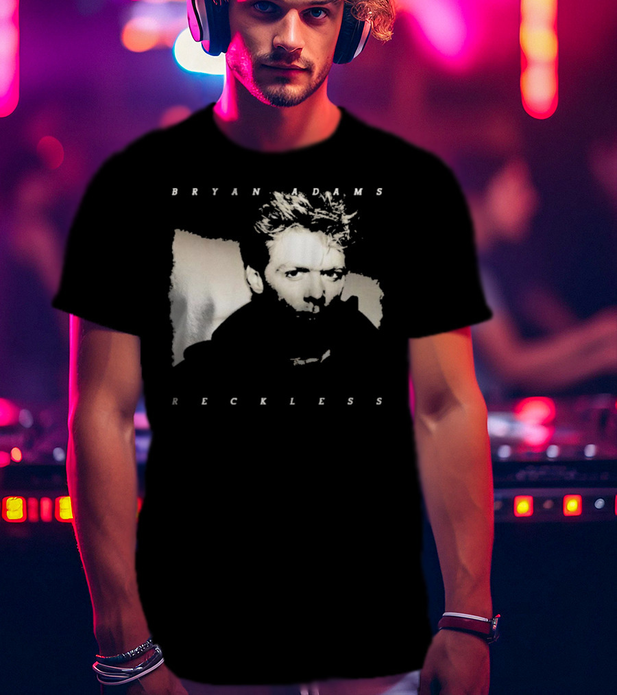 Bryan Adams Reckless Album Cover T-Shirt
