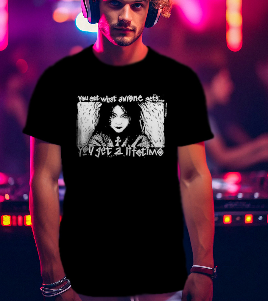 You Set What Anyone Gets You Get A Lifetime The Sandman Death Ankh T-Shirt