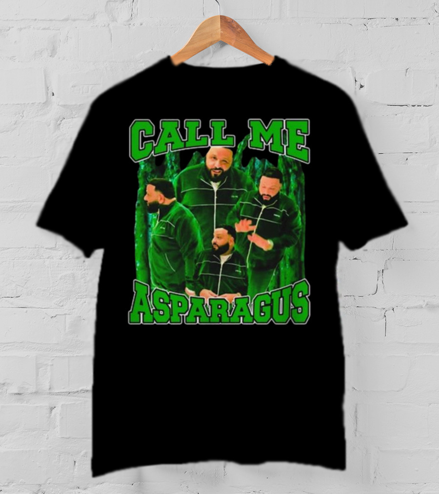 Call ME Asparagus Green Tracksuit Dj Look T-Shirt