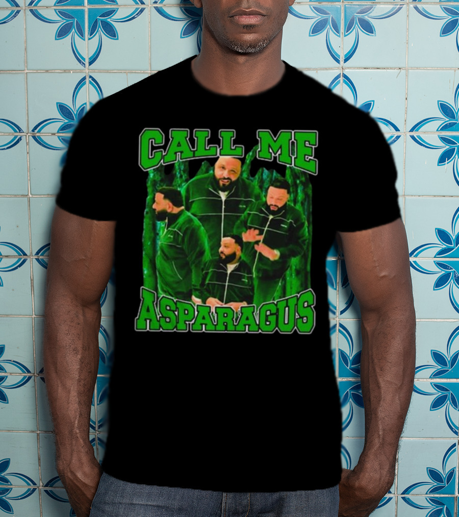 Call ME Asparagus Green Tracksuit Dj Look T-Shirt