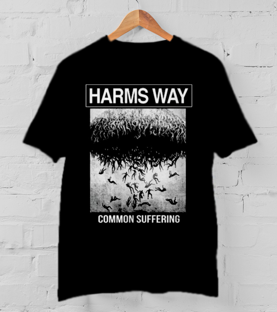 HARMS WAY Common Suffering Falling Figures T-Shirt