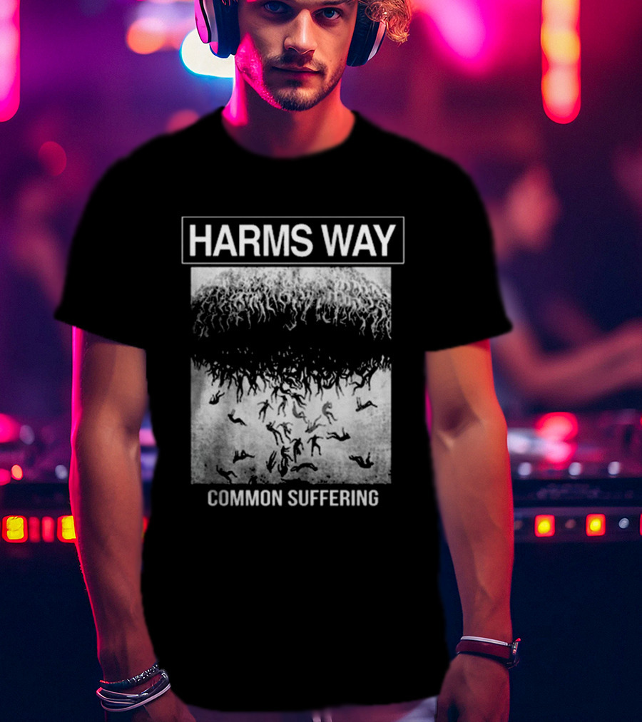 HARMS WAY Common Suffering Falling Figures T-Shirt