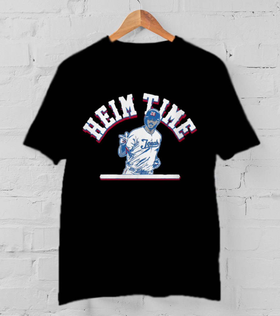 Heim Time Baseball Number 28 T-Shirt