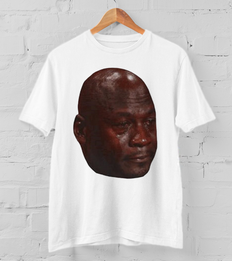 Crying Michael Jordan Meme Iconic Expression T-Shirt