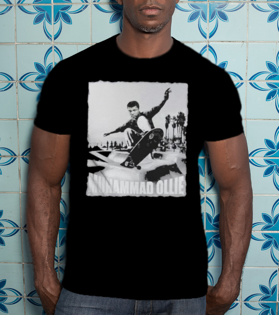 Muhammad Ollie Skateboarding Legend Crossover T-Shirt