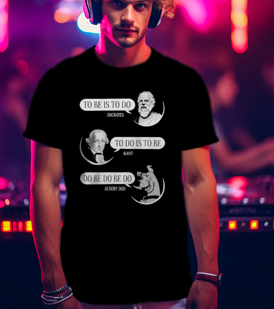 Socrates Kant Scooby Doo Philosophy Mashup T-Shirt