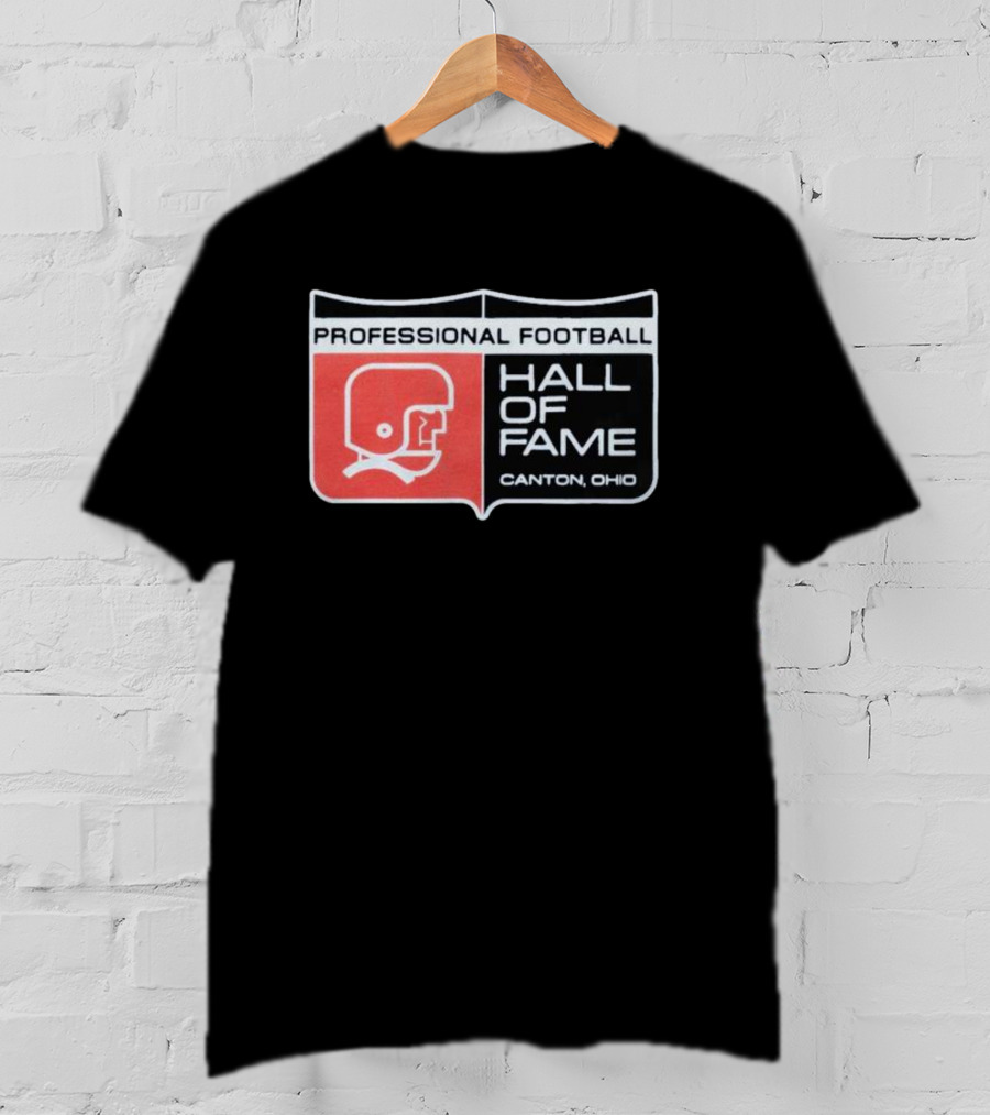 Professional Football Hall Of Fame Canton Ohio Vintage Helmet T-Shirt