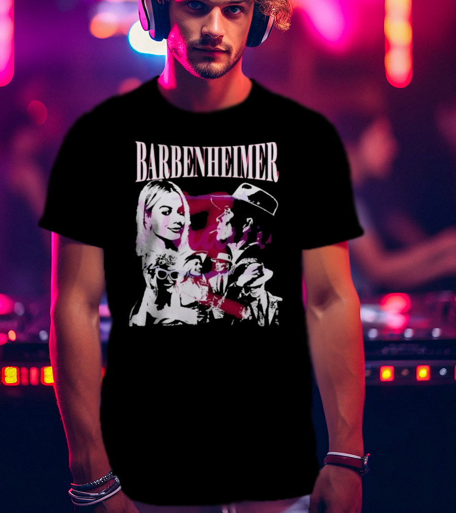 Barbenheimer Come On Baby Let's Go Party Vintage Style Iconic T-Shirt