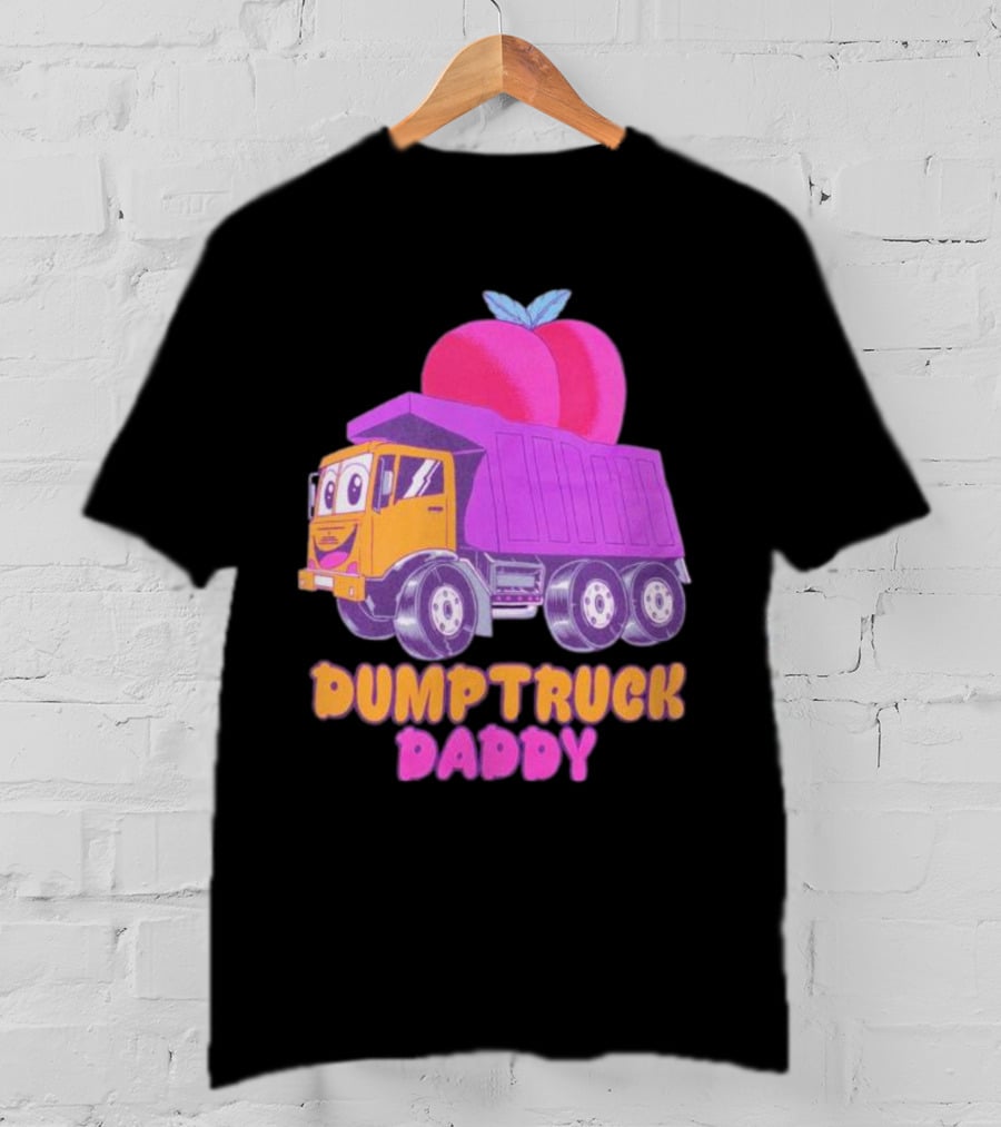 Dumptruck Daddy Peaches Truck With Colorful Fruity T-Shirt