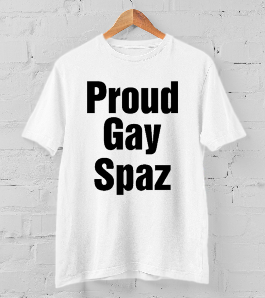 Proud Gay Spaz Pride Piece T-Shirt