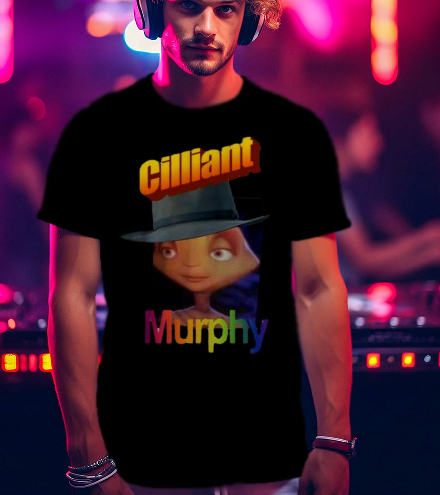Cilliant Murphy Hat Meme Face T-Shirt