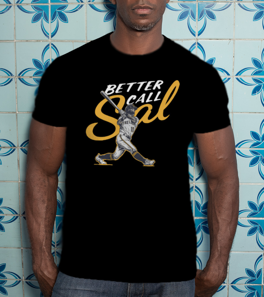 Better Call Sal Frelick Baseball Batting Pose T-Shirt