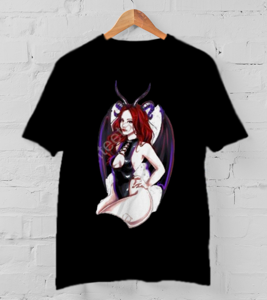 MadameDiablo Diablo Madame Demon Wings Femme Fatale T-Shirt