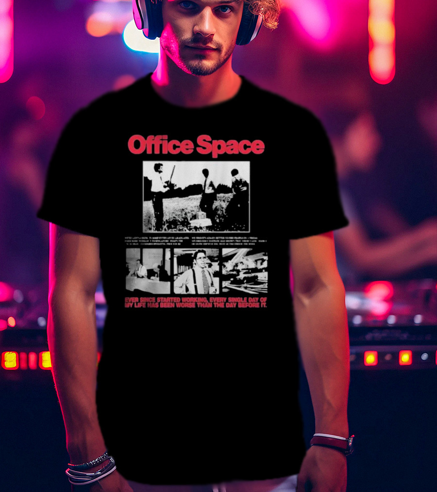 Office Space Movie Bootleg Quote And Scene Montage T-Shirt