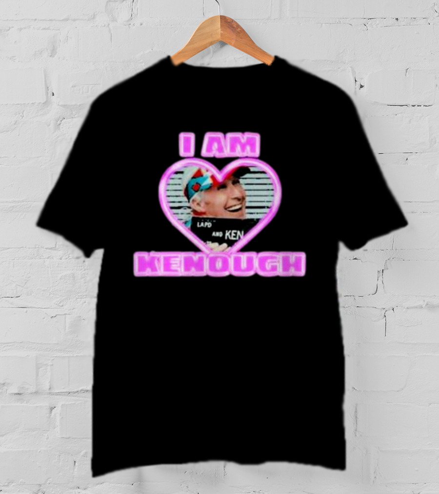 Ryan Gosling I Am Kenough Heart Ken Shirt Image T-Shirt