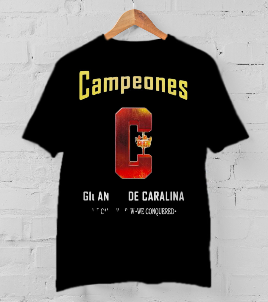Campeones Gigantes De Caralina Crowned Victory T-Shirt